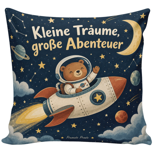 Abenteuerliches Kissen für Jungs mit Bärenastronaut|p:2018105|h:1a3b4857fdb1c6152f67cc215c5e95e2
