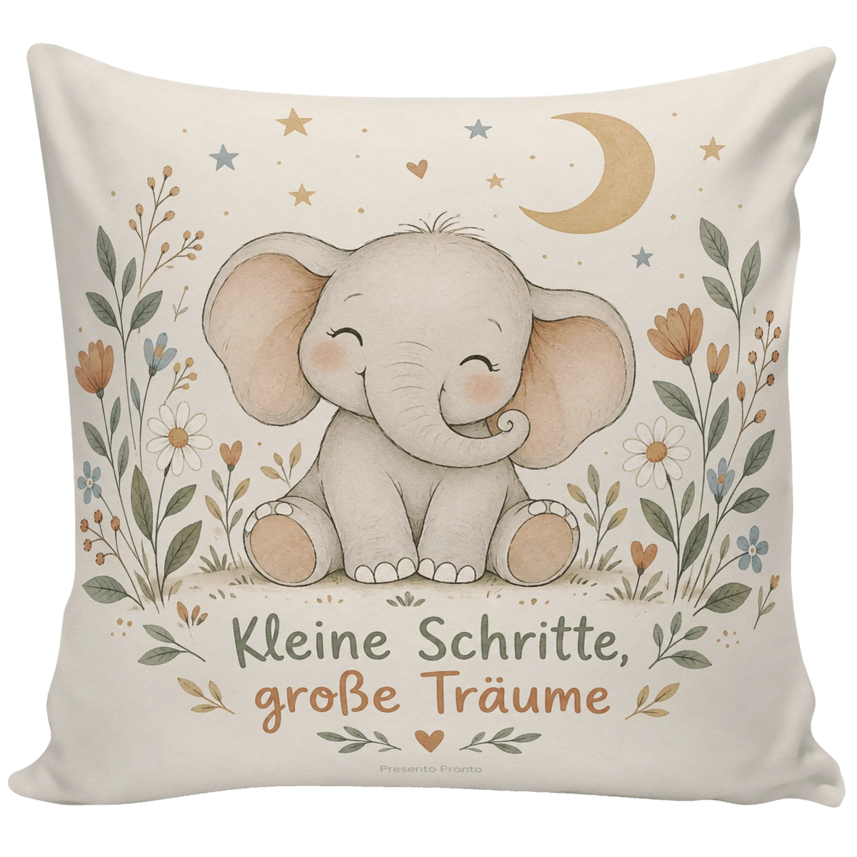 Beruhigendes Kissen mit Elefant für Kinder zum Träumen