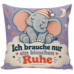 Lustiges Kissen mit Elefant in Schlafmütze für Ruhesuchende|p:2018119|h:8d9325f71bf85f123033ecb06b88bf60