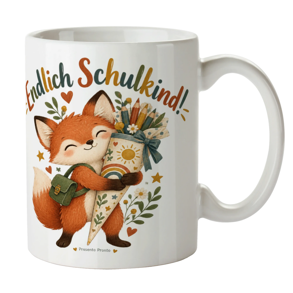 Süße Tasse zur Einschulung mit niedlichem Fuchs|p:2018124|h:95208d4a89b7da2cf52871bfb8d358c3