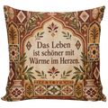 Gemütliches orientalisches Dekokissen mit Berbermuster für Zuhause