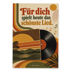 Herzliche Grußkarte für Musikfans mit Schallplatte|p:2018132|h:1195e5a5671c03757a11751f12b6dc67