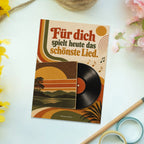 Herzliche Grußkarte für Musikfans mit Schallplatte|p:2018132|h:90bcb95a6ce6691b07f15ae4283c75a8