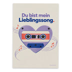 Romantische Grußkarte für Musikfans mit Herz Kassette|p:2018134|h:c8a2e2fa93854c91449c2cf99b8edf8b