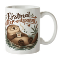 Lustige Otter-Tasse für entspannte Kaffeepausen