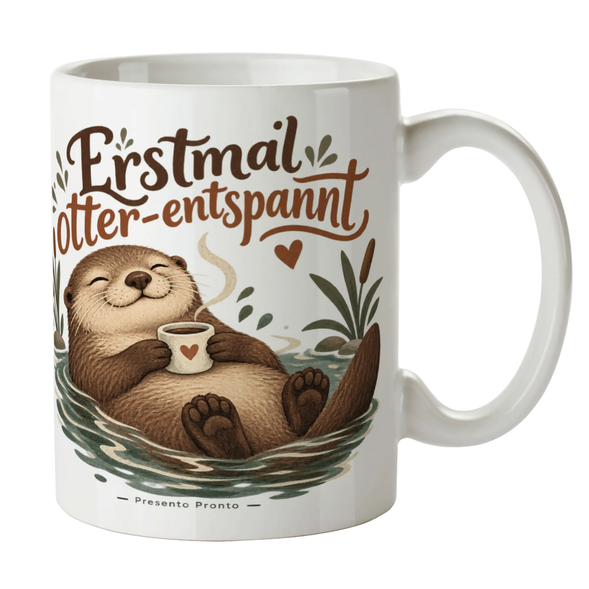 Lustige Otter-Tasse für entspannte Kaffeepausen
