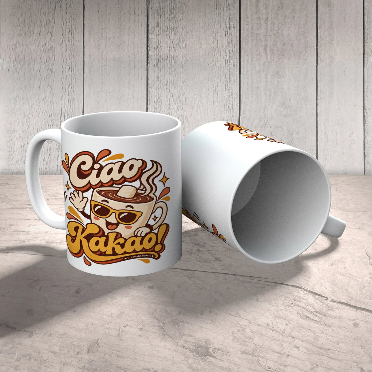 Lustige Ciao Kakao Tasse für Kakao-Liebhaber