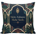 Elegantes orientalisches Dekokissen fürs Wohnzimmer mit Sternornament