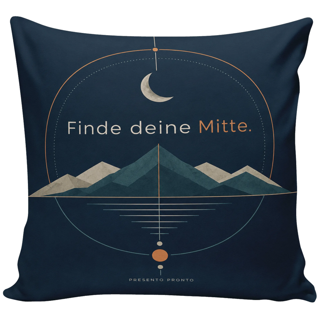 Entspannendes Yoga-Kissen für Yogafans mit Berg und Mond|p:2018142|h:a15d9183bf3a96b84e3f37ceb439d15a