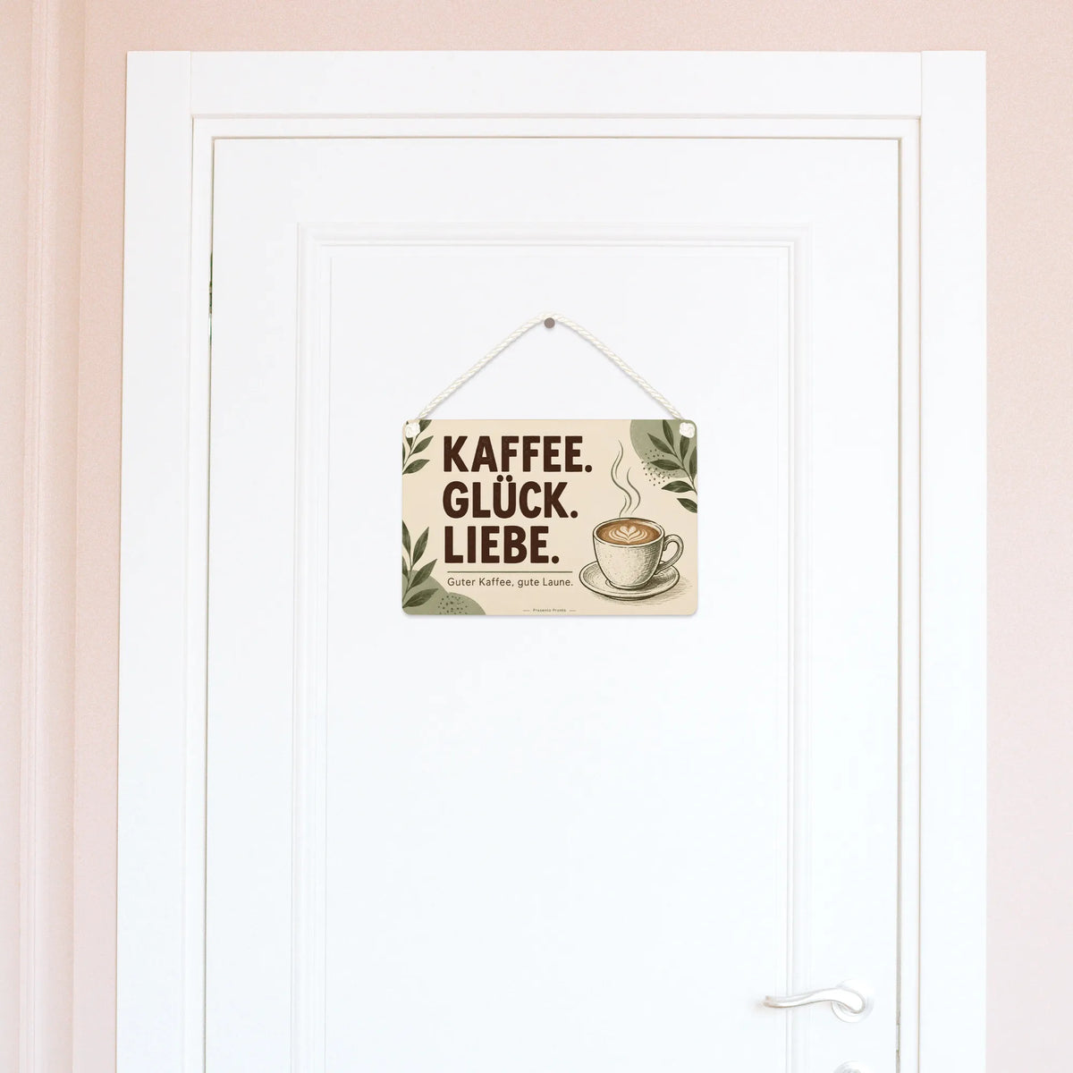 Herzliches Café-Schild für Kaffeeliebhaber