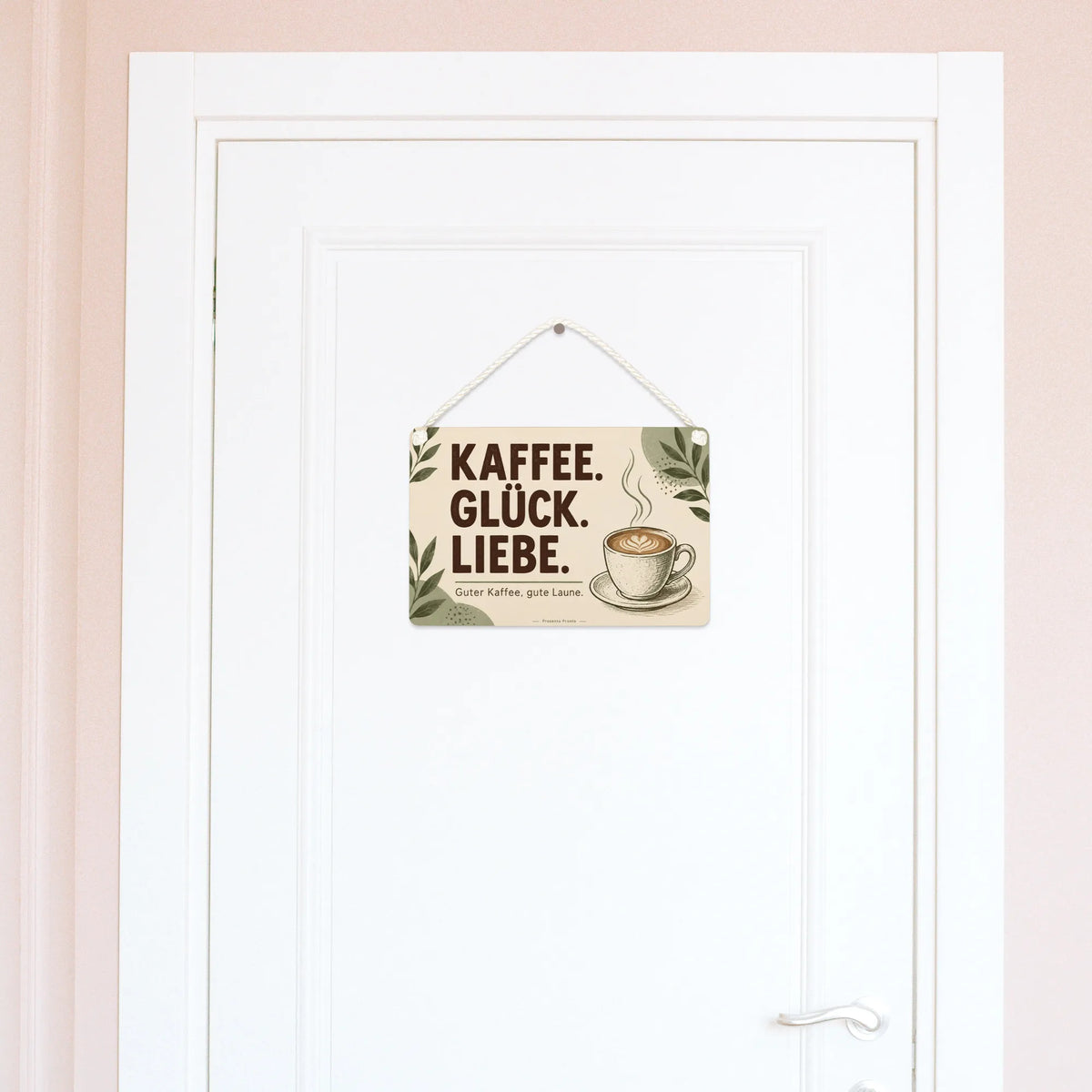 Herzliches Café-Schild für Kaffeeliebhaber