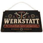 Lustiges Schild für die Werkstatt mit Schraubenschlüsseln|p:2018322|h:d3bf96f2e65ec3d34753a9f16cd7c306