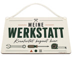 Kreatives Schild für die Werkstatt mit Schraubenschlüssel|p:2018328|h:1cdb1ff7a871190915cfa08948ae29fd