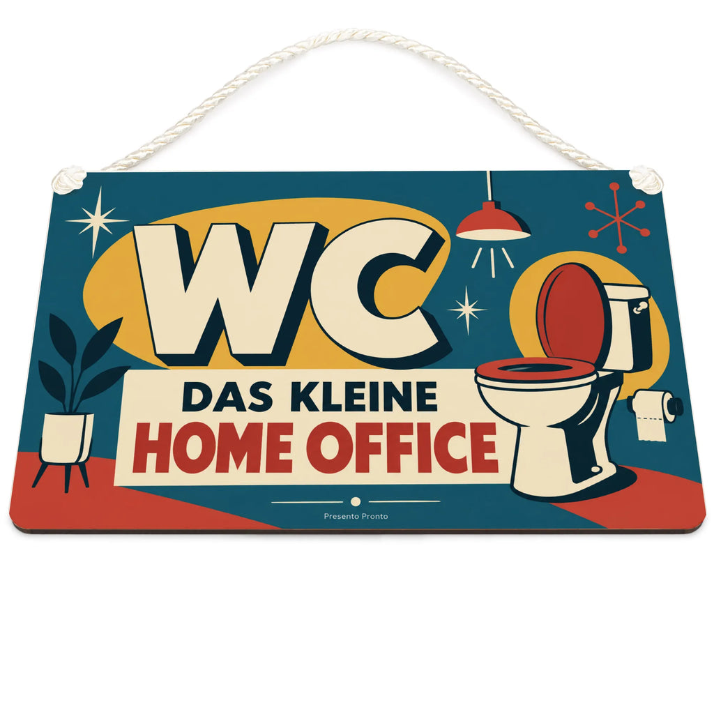 Lustiges WC-Schild für Gäste-WC Das kleine Home Office|p:2018356|h:36771d55450f831408cda08ab28407eb