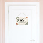 Lustiges Schild fürs WC mit Toilettenillustration|p:2018371|h:e348026abaf5fc757adfa440e67c3bd7