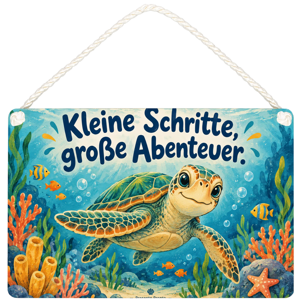 Fröhliche Schildkröte Deko Schild für Kinderzimmer Unterwassergarten|p:2018396|h:51bba8e29b9306434abed61a9001ab41