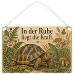 Besinnliches Landschildkröten Deko Schild für Naturfreunde|p:2018403|h:a259b4d7a7fd5c757bcdc0a2802abdd2