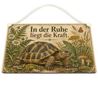 Besinnliches Landschildkröten Deko Schild für Naturfreunde|p:2018405|h:3453d4a512bd9cf40157aa8075535cd8