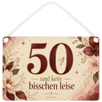Elegantes Schild zum 50. Geburtstag mit goldener 50|p:2018433|h:93f93c64bab73391a1e3702a3cfed6b3