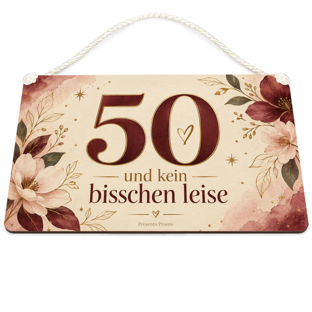 Elegantes Schild zum 50. Geburtstag mit goldener 50|p:2018434|h:d7d3ca5174e99637c6764d443c90ac18