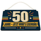 Lustiges Schild zum 50. Geburtstag mit großer Zahl 50|p:2018439|h:8af75dd1f95ed5e0edf675c14e8192c6
