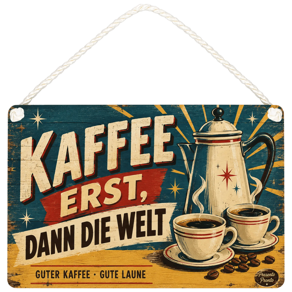 Lustiges Vintage Holzbild für Kaffeeliebhaber mit Kaffeekanne|p:2018541|h:5b145e06cedb96f13fed080bea50d54e