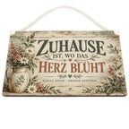 Herzliches Vintage Holzbild für Zuhause mit Wildblumen|p:2018545|h:f2514168a72a58f6267b851d68d32f5d