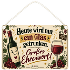 Lustiges Weinschild für Weinliebhaber mit Weinglas|p:2018574|h:a60b0e268cd48cc5d687035e99885087