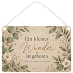 Elegantes Holzschild zur Geburt mit Eukalyptus und Sternen|p:2019009|h:3cac7987f3df2395e9521a7d36baa5bb