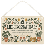 Lustiges Schild für Nachbarn mit Dankesspruch|p:2019012|h:6f356494d66d83a3f1aadea881d8c17f