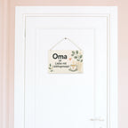 Liebevolles Schild für Oma mit Teetasse|p:2019019|h:0d765ee62710cd42352d3ece3627c6df