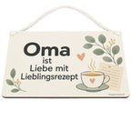 Liebevolles Schild für Oma mit Teetasse|p:2019019|h:918f3a6124ec1c9197e5c268cd49324d