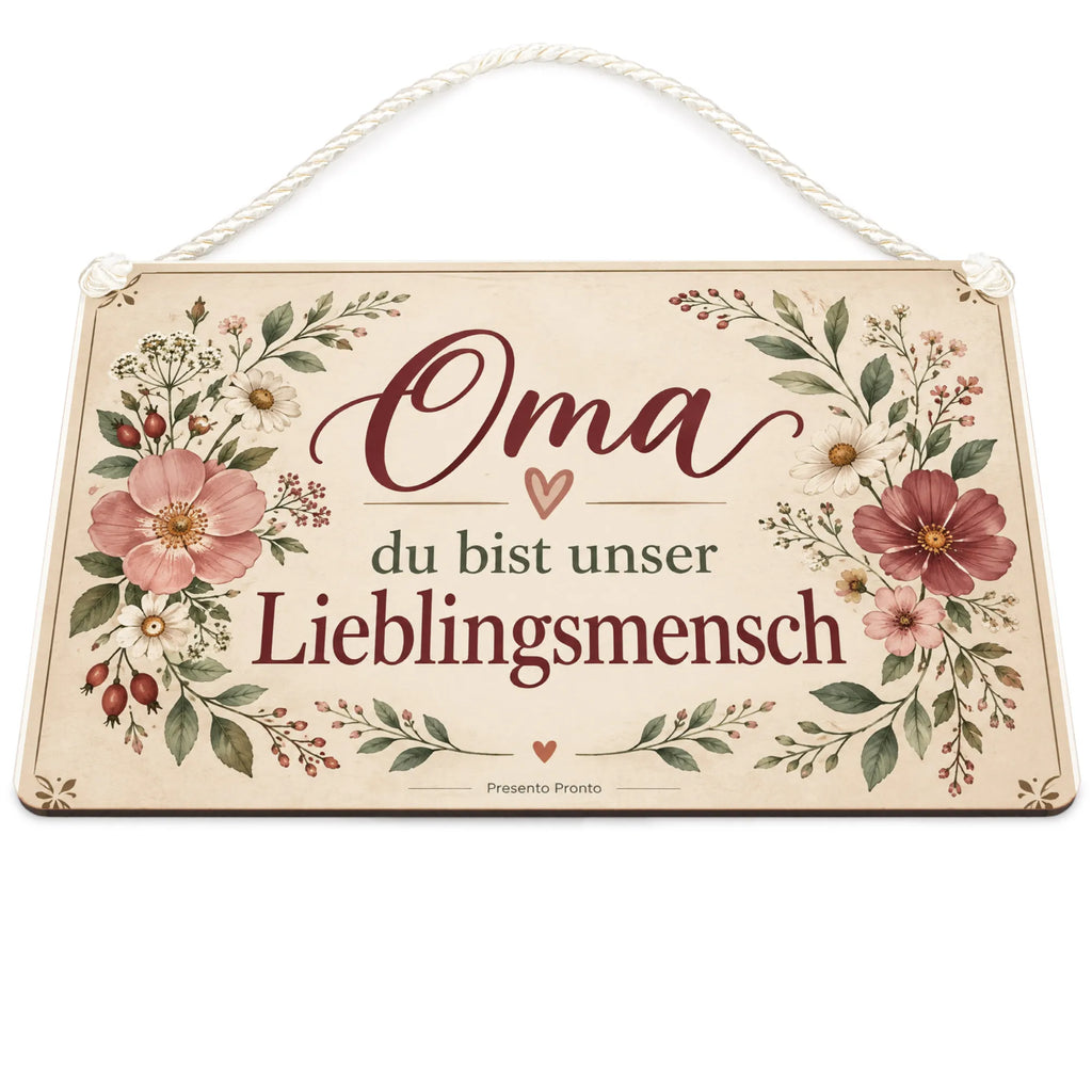 Liebevolles Schild für Oma mit Wildblumen|p:2019024|h:ad4af9b80d7f18dc4d9b7b63a12bf869