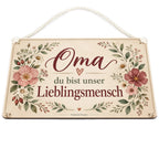 Liebevolles Schild für Oma mit Wildblumen|p:2019024|h:ad4af9b80d7f18dc4d9b7b63a12bf869