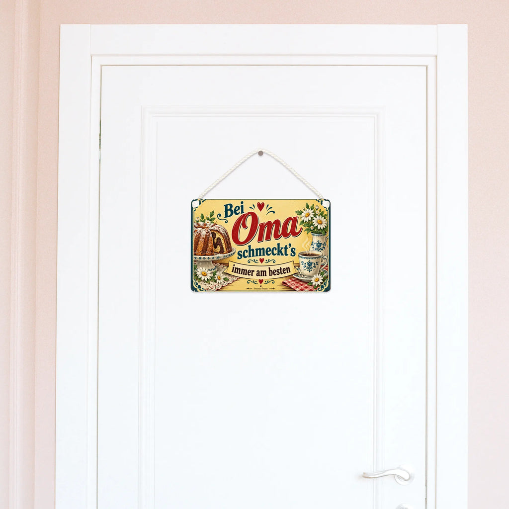 Liebevolles Schild für Oma mit Kuchen und Kaffee|p:2019028|h:d07e250790af506649df4745c55b0926