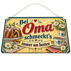 Liebevolles Schild für Oma mit Kuchen und Kaffee|p:2019029|h:368149d0bd5473ca6c9b8a59242f2a9a