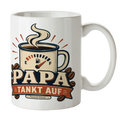 Lustige Tasse für Vater mit Tankanzeige
