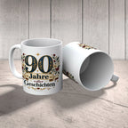 Elegante Tasse zum 90. Geburtstag mit goldener Zahl|p:2019042|h:d14cb6bbca96abac75a4ad138c809528