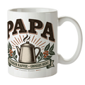 Herzliche Tasse für Vater mit Kaffeekanne