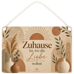 Gemütliches Boho Holzbild zum Einzug mit Sonne|p:2019049|h:f29bf96c98fdb66eecd142ff4ffe0a0d