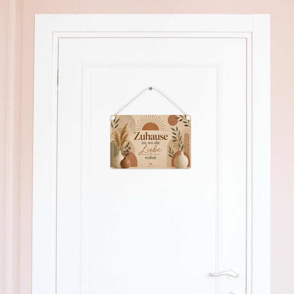 Gemütliches Boho Holzbild zum Einzug mit Sonne|p:2019049|h:7ede2679676ed23de8eb72ef9638b303