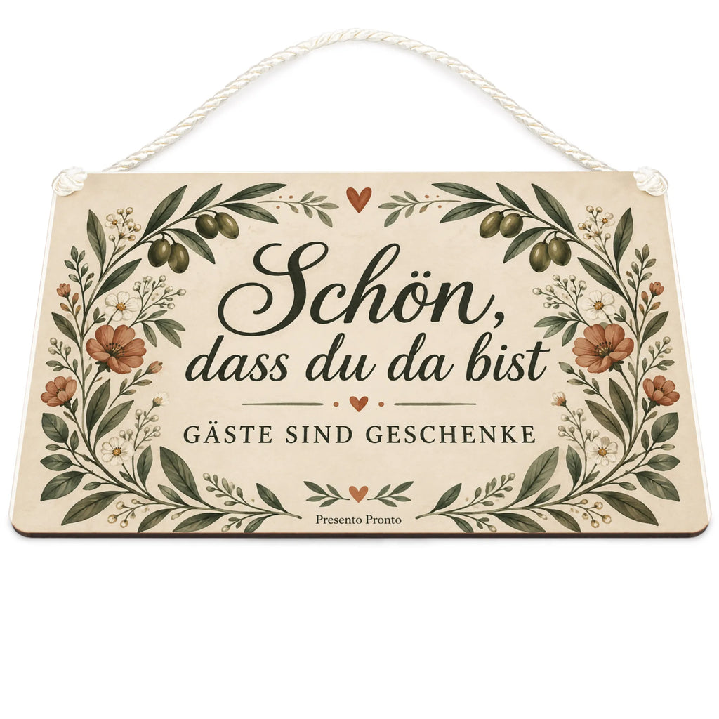 Herzliches Schild für Gäste mit Blumenbogen|p:2019091|h:8a1567b2a52bfbbd1caf47041ccdad23
