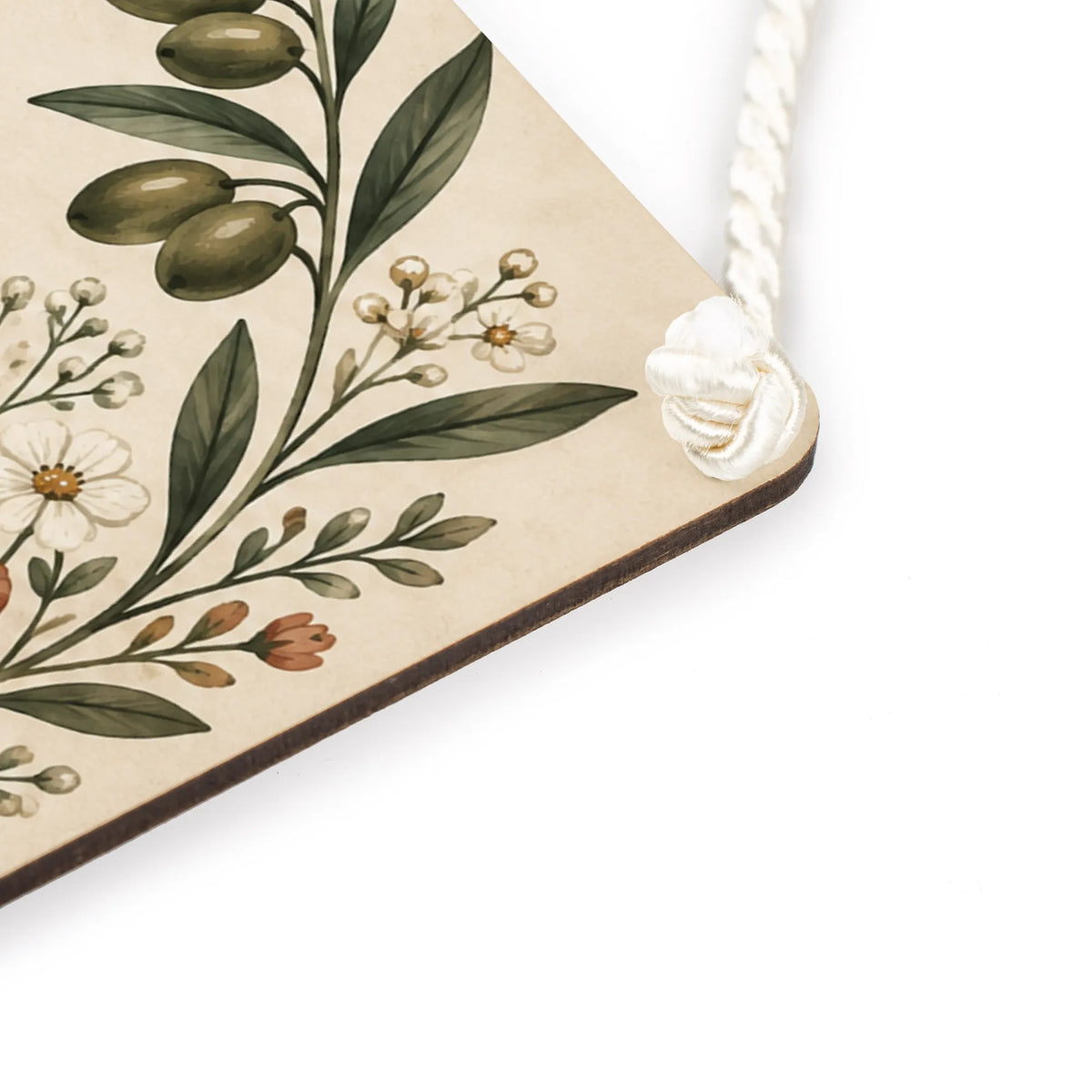 Herzliches Schild für Gäste mit Blumenbogen