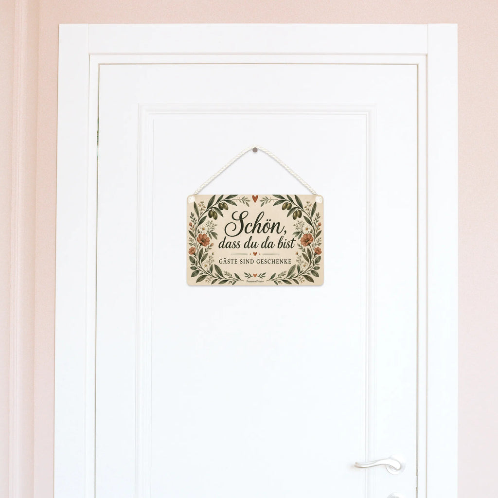 Herzliches Schild für Gäste mit Blumenbogen|p:2019092|h:877d5d0f4439cd19e9e2135b89607c61