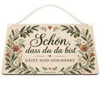 Herzliches Schild für Gäste mit Blumenbogen|p:2019092|h:3c2d8add925e5b37ba4ade024ad4ddfd