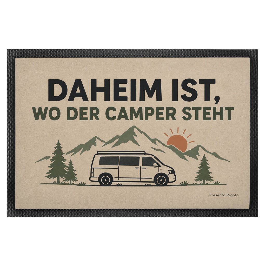 Gemütliche Fußmatte für Camper mit Wohnmobil vor Bergen|p:2019101|h:cda1a0af3adf9ebffb2e38470fb9ef3b