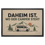 Gemütliche Fußmatte für Camper mit Wohnmobil vor Bergen|p:2019101|h:cda1a0af3adf9ebffb2e38470fb9ef3b