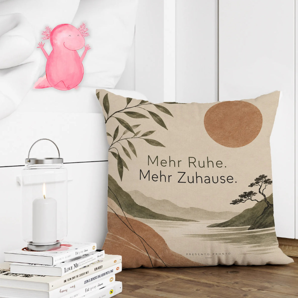 Elegantes Sofakissen für die Auszeit mit Sonne
