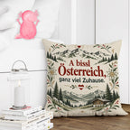 Gemütliches Kissen für Österreich-Fans mit Berglandschaft|p:2019278|h:20983f2a3f2f68bde72d46165f9cdd34