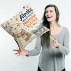 Lustiges Alpaka Kissen für Alpaka Fans mit Strickschal|p:2019280|h:5a3a216896b2e9a77b3890b06ae86743